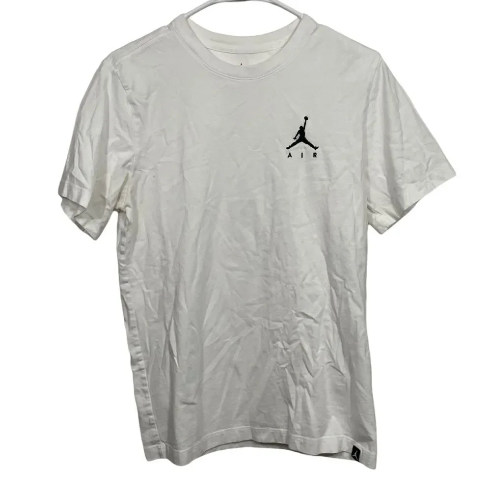 Jordan White Short Sleeve Athletic T-Shirt